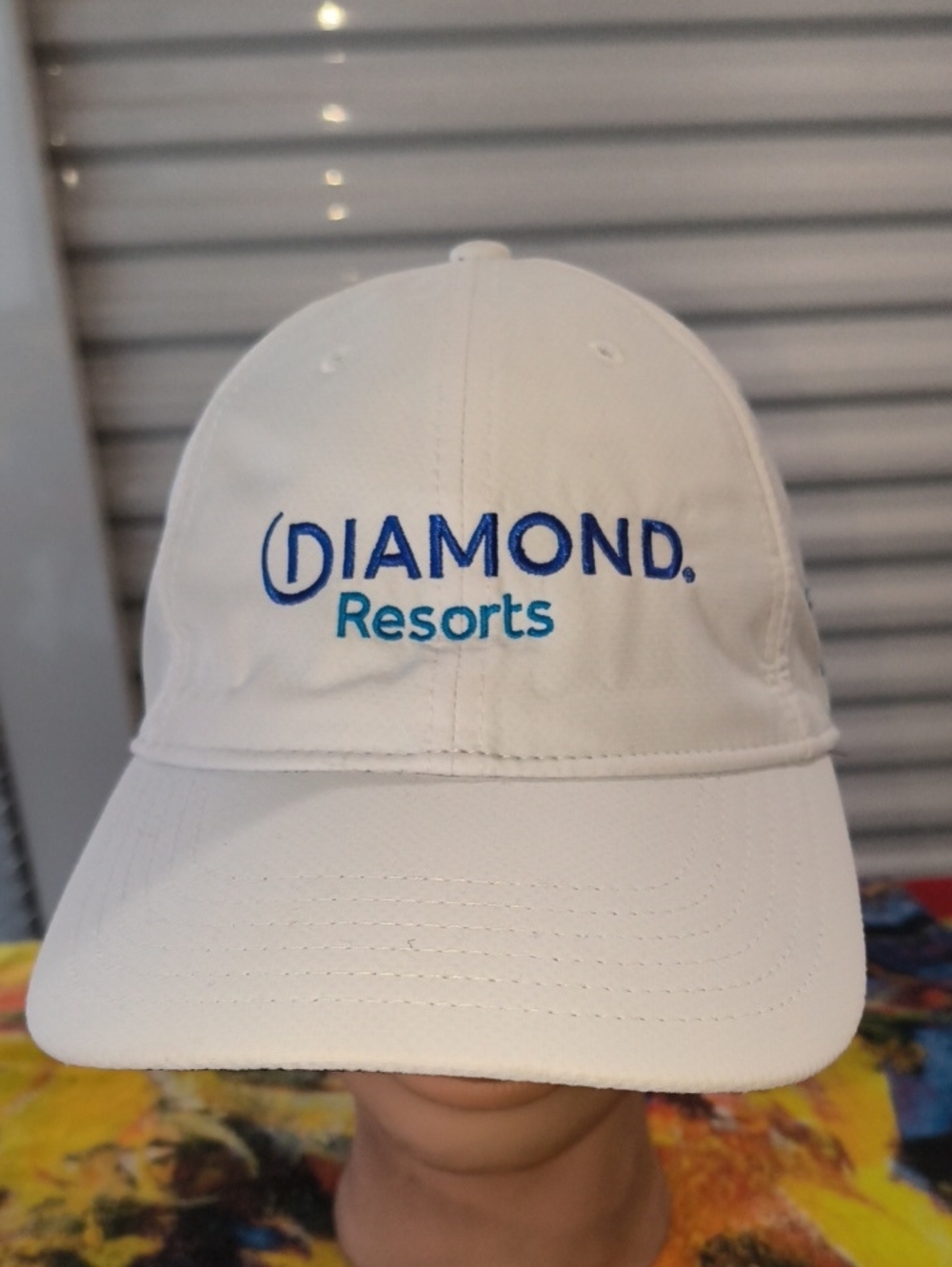 Diamond Resort Embroidered Logo Strapback Cap Hat OSFM
